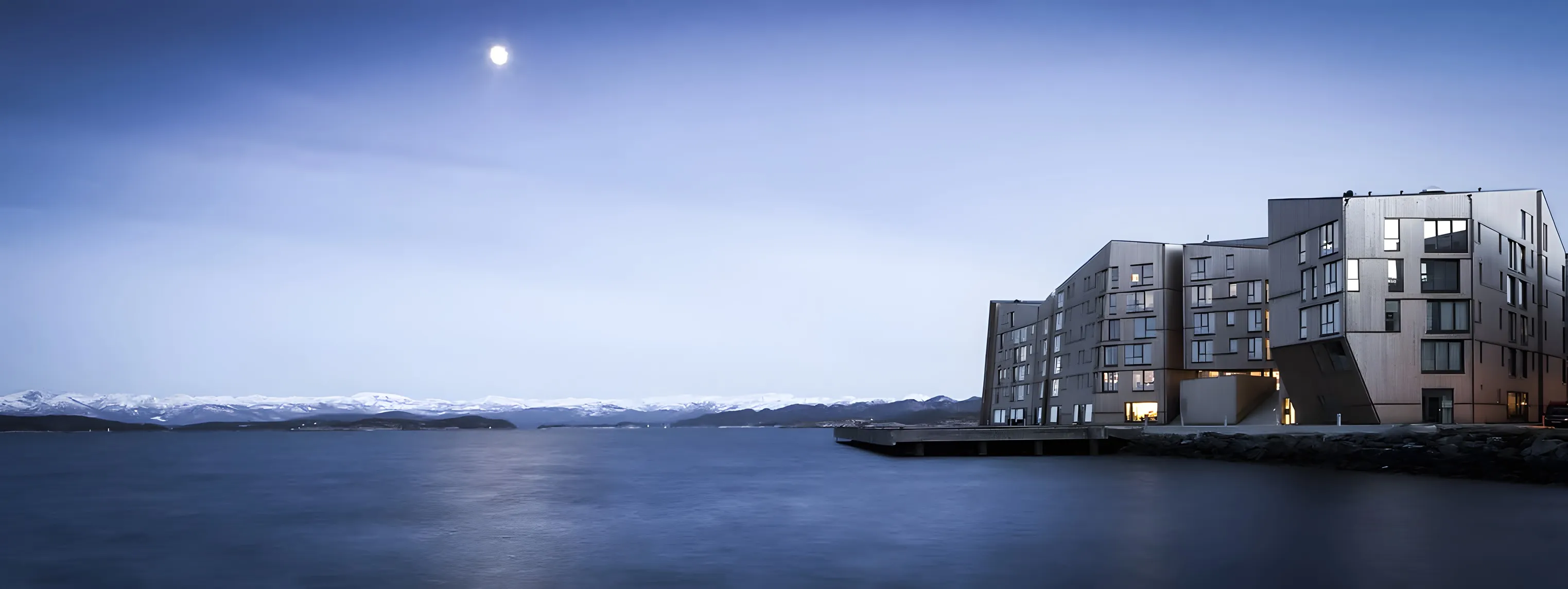 Vannkanten — A peculiar and vibrant wooden landmark at the water’s edge of Stavanger.